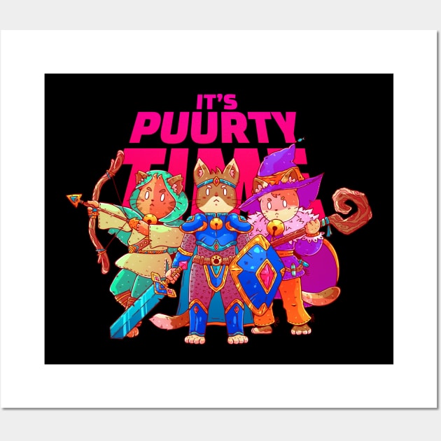 IT's PUURTY TIME ! Wall Art by Chofy87